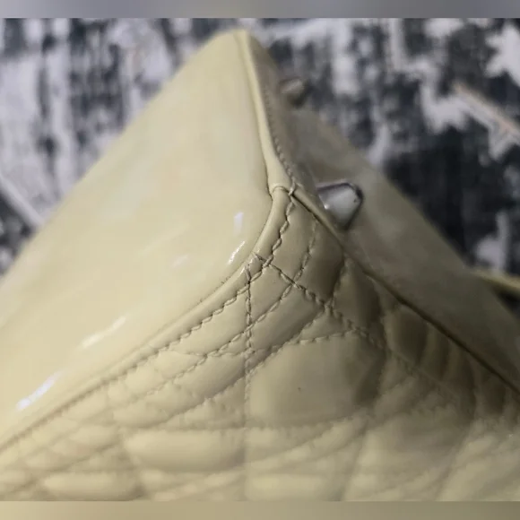 Christian Dior Lady Dior Bag Cannage Quilt Patent Large - Picture 10 of 16